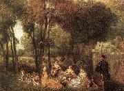 Jean antoine Watteau Les Champs Elysees oil painting on canvas
